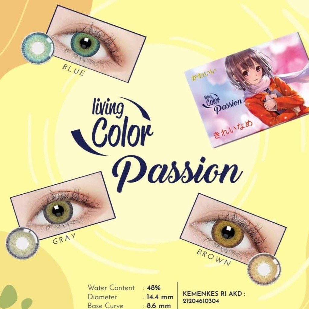 SOFTLENS SOFLEN LIVING COLOR  PASSION 14.4 MM BY IRISH LAB