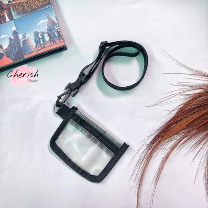 Dompet Sako Transparan Dompet Korea Pria Wanita Transparan