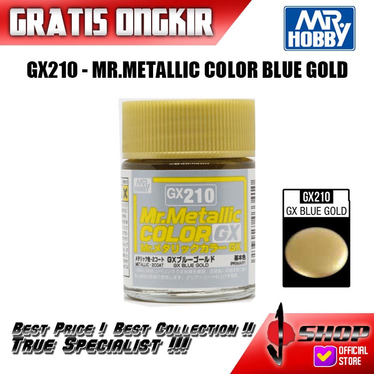 

MR HOBBY METALLIC COLOR GX210 BLUE GOLD
