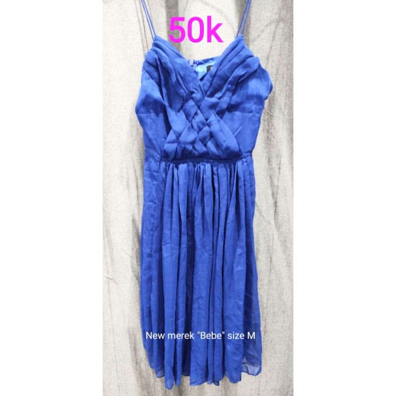 Dress Tanktop blue merek Bebe