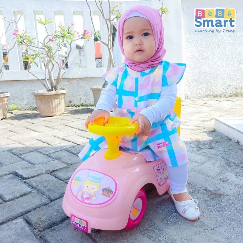 Bebe Smart Vroommm-broommm Ride On/Go Go Rider - Mobilan anak