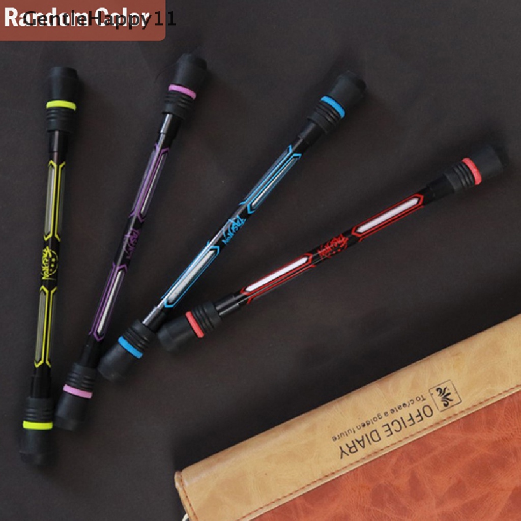 Gentlehappy Mainan Fidget Spinner Bentuk Pulpen Bahan Plastik Untuk Penghilang Stress Anak