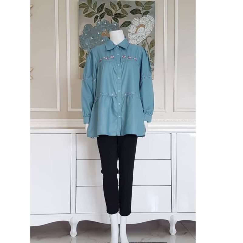 Blus Mix Sulam Edness Kayla