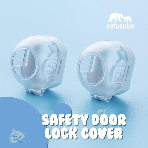 Safecubs Safety Door Lock Cover / Pengaman Kuncian Pintu