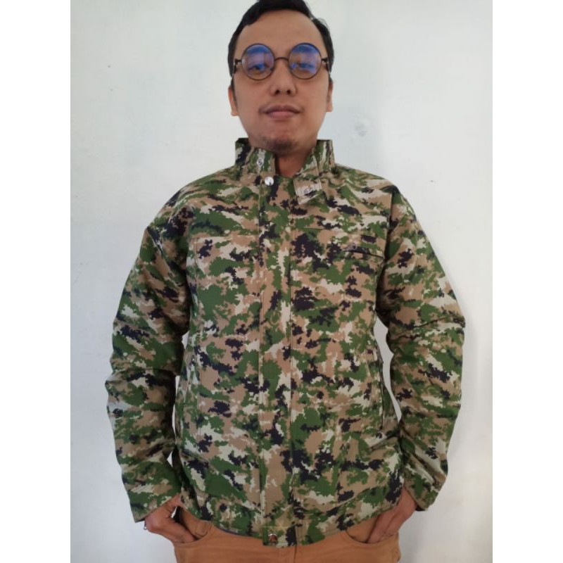 Jaket Loreng Linud Model ABG - Jaket Pria Loreng Linud Pres Body