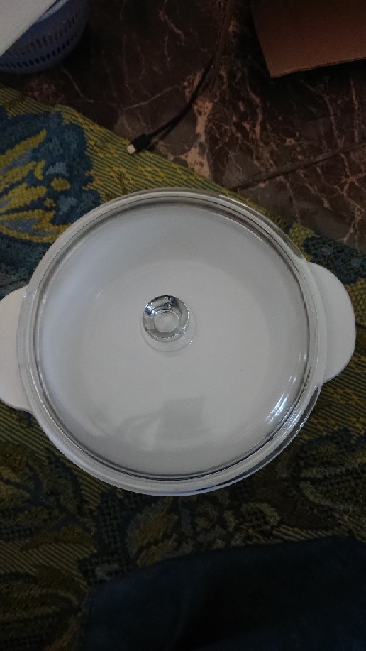 Maxim Luminarc Fresh Bouquet Panci Keramik Tahan Panas / Dingin 2l/20cm + Tutup Kaca