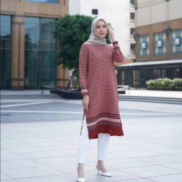 Ethnik Tunik Dark Terra Size XS by Heaven Lights