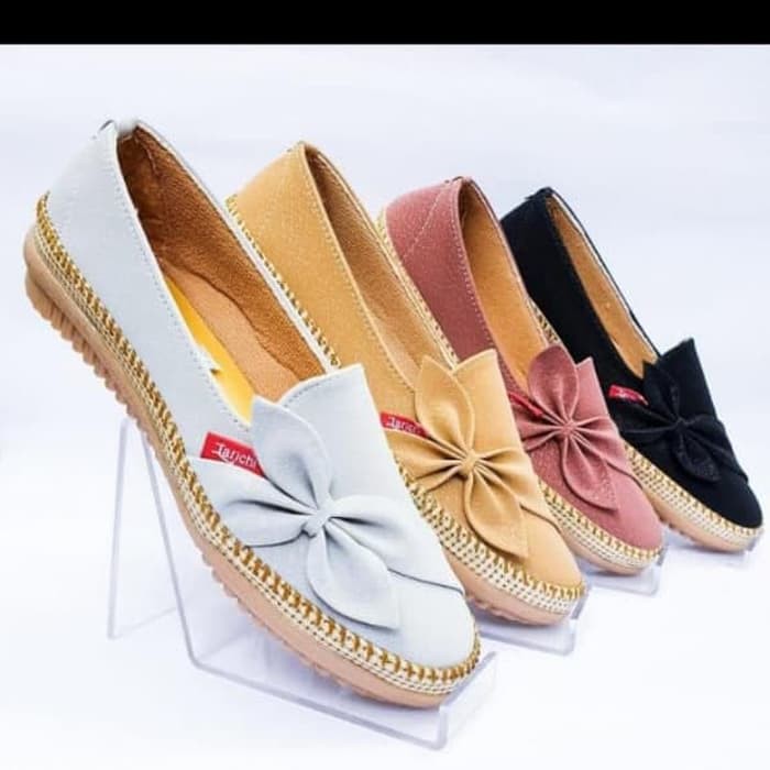 Termurah Sepatu Clarks Big Rose Yc 2016 Clark Flatshoes Kulit Bal GQ371 Sepatu Flatshoes Teplek Kul
