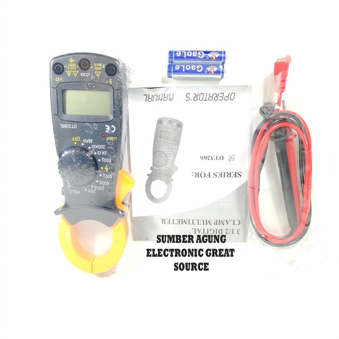 Tang Amepere Digital Clamp Meter Murah Berkualitas Pengukur Amper