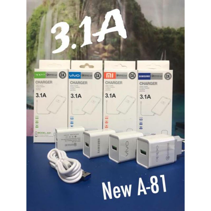 TC TRAVEL CHARGER BRAND A-81/A80 QUALCOM 3.0 ORIGINAL