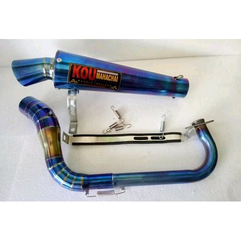 knalpot Cobra Kidal Blue moon Vixion, CB150, cbr150, Satria Fu