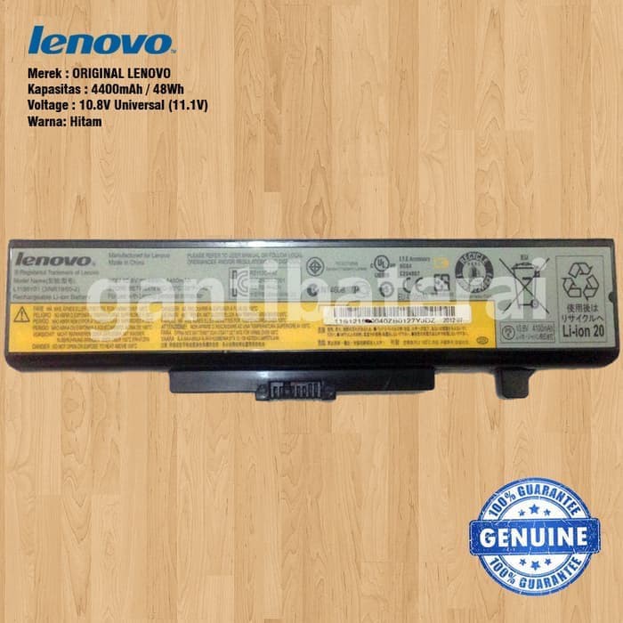 Original Baterai LENOVO G480 B480 B490 G410 G400 G405 Y480 Z480 E430