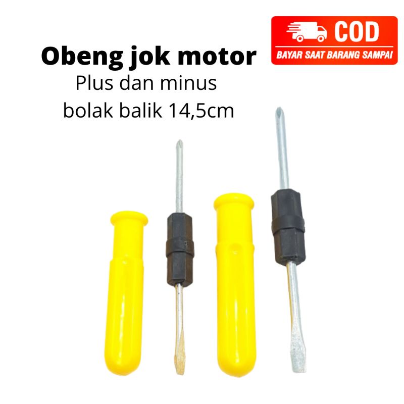 obeng jok motor bolak balik