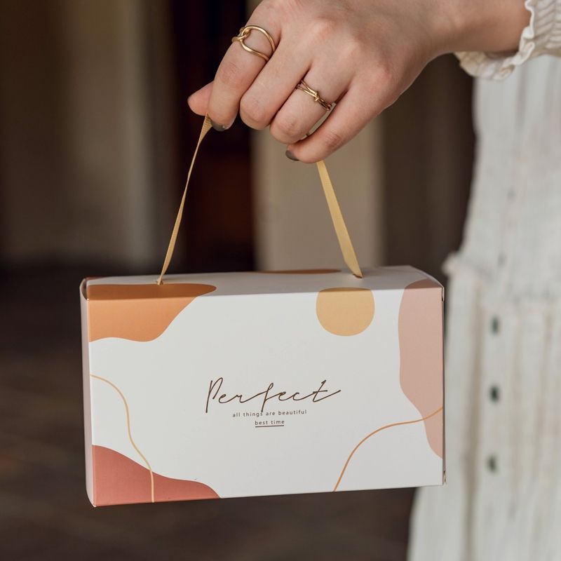 

KOTAK KUE TENTENG HAMPERS " PERFECT" BOX K COOKIES NASTAR MEWAH BK45