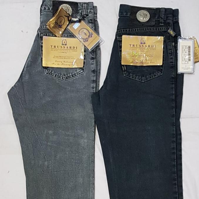 Celana Jeans Pria Panjang Standard Blue Grey Biru Abu Murah Obral