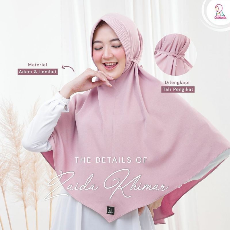 ZAIDA ZAINA DAILY KHIMAR AZMEELA - JILBAB INSTAN AZMEELA - JILBAB TALI AZMEELA