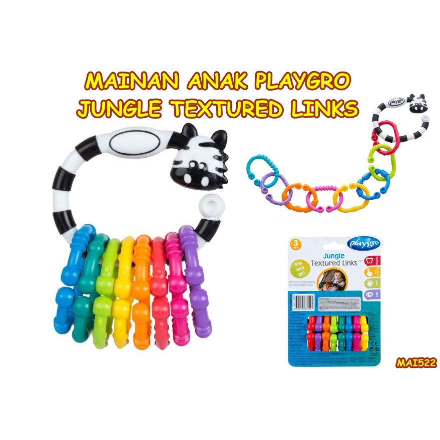 MAI522 MAINAN ANAK PLAYGRO JUNGLE TEXTURED LINKS