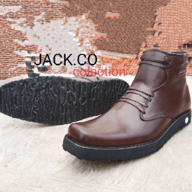 Promo sepatu pantofel pdh bahan kulit sapi asli warna coklat termurah dan berkualitas