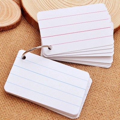 

Flash Card / Kartu Flash Garis-Garis Dengan Ring (9*5.5cm) (50 Lembar)