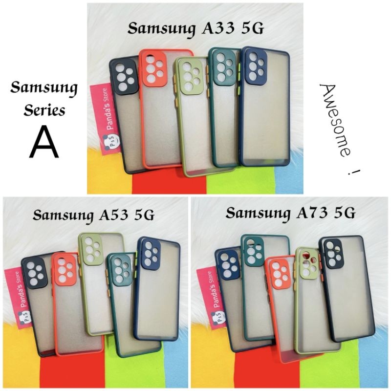 Case Samsung A33 5G, A53 5G, A73 5G My choice Original + Ring Kamera / Pelindung Kamera (PsS)