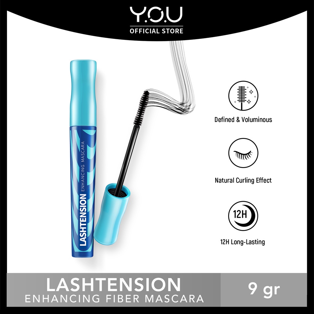 YOU Lashtension Enhancing Fiber Mascara | Maskara | Kosmetik Mata