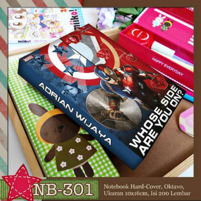 

Aneka Notebook A6 Marvell Captain America