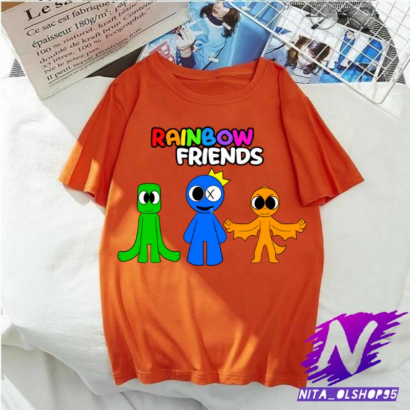 baju anak rainbow friends kaos anak rainbow friend baju kaos anak atasan rainbow