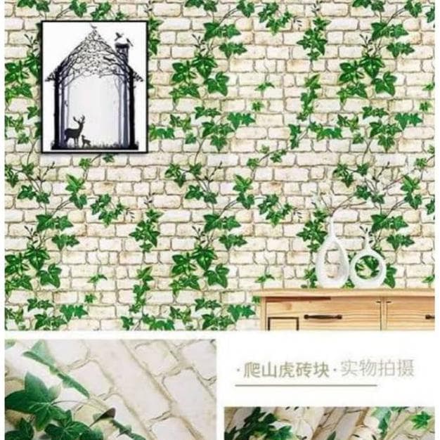 Wallpaper Sticker Dinding Bata Daun