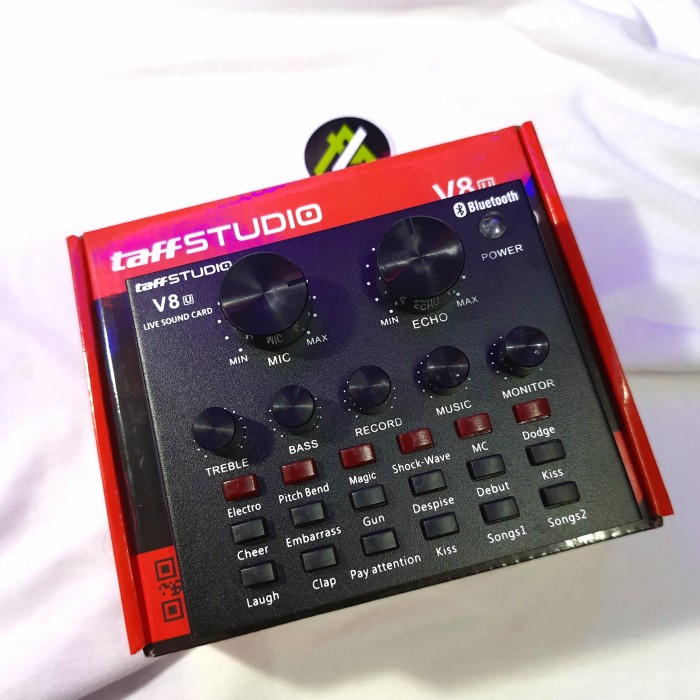 Soundcard Taffware Taffstudio V8 U