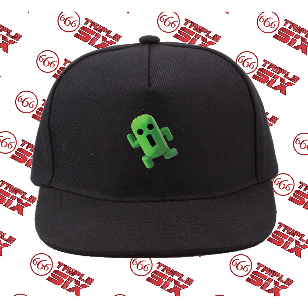 Topi Snapback Cotton final fantasy cactuar