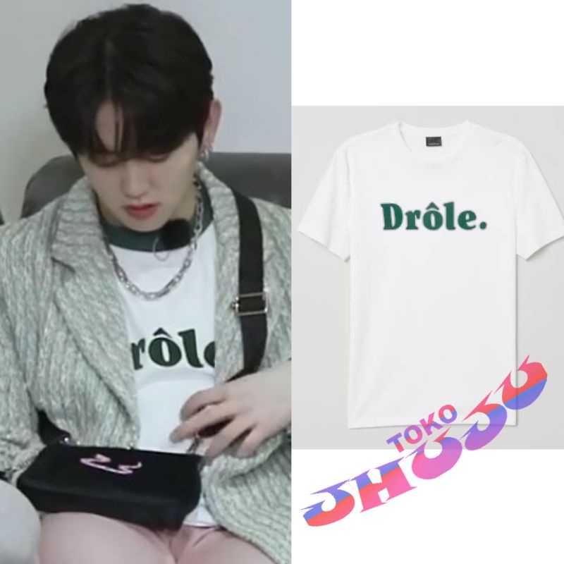 Baju T shirt Treasure Mashiho Drole Sablon hijau