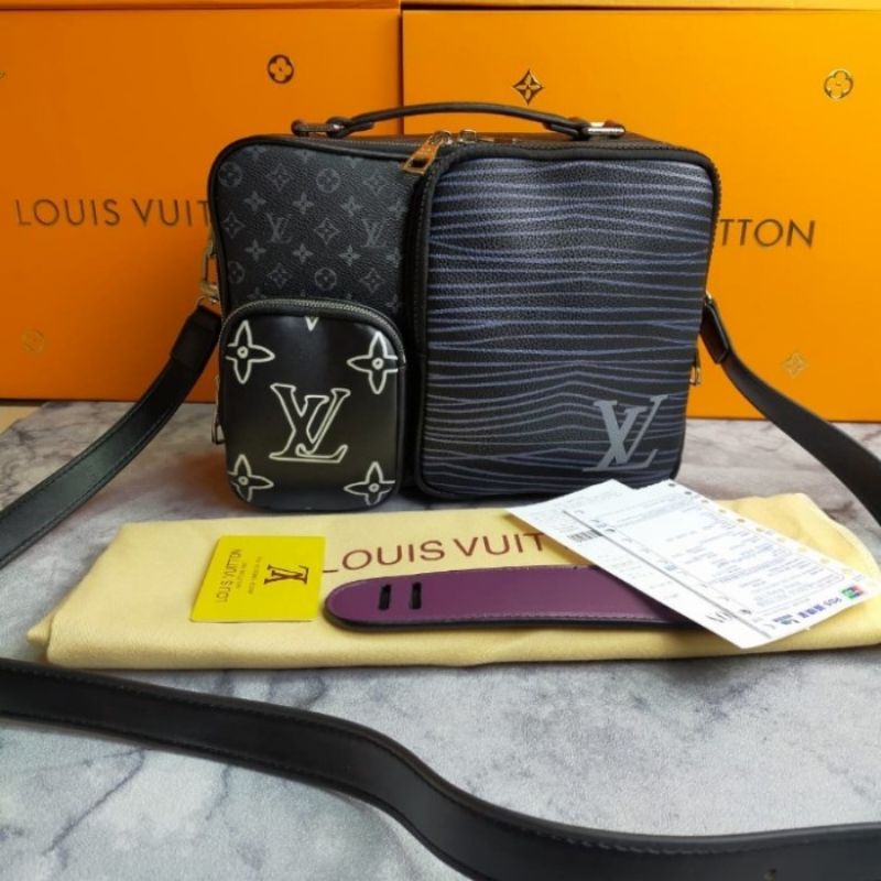 Tas Lv Multipocket Messenger bag Premium Quality