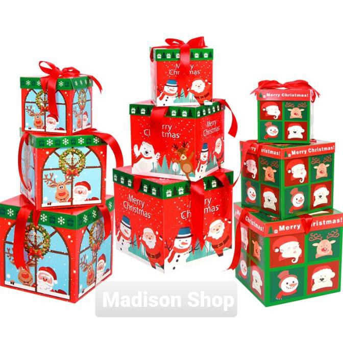 

BOX KADO NATAL SET 3 KOTAK HADIAH NATAL PACKING PITA NATAL CHRISTMAS - RANDOM MIX STOK MENIPIS