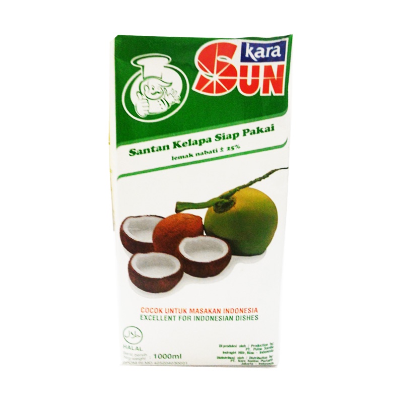 

Sun Kara Santan Kelapa 1L