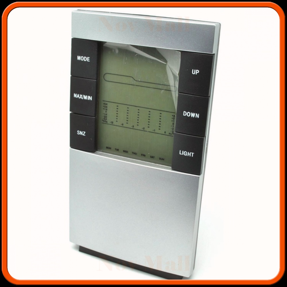 Weather Station Humidity Temperature Alarm Clock Jam Alarm - 3210