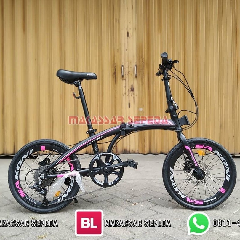 SEPEDA LIPAT SAKONI GALAXY 10.8 DISCBRAKE