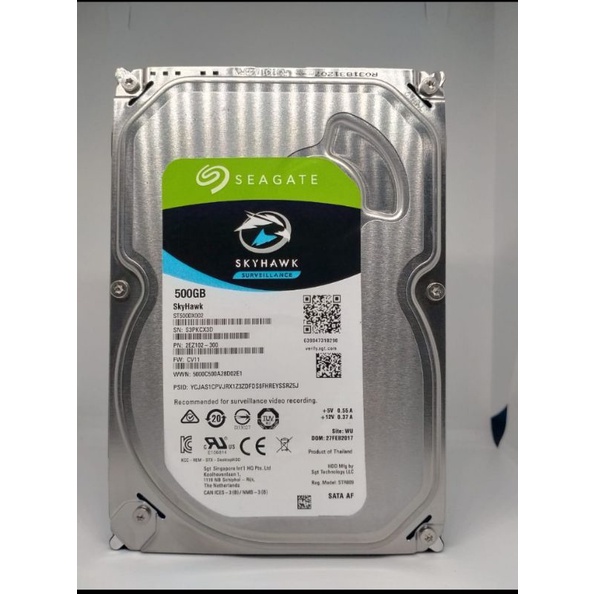 HARDISK 3,5" SEAGATE 500GB ST 7200RPM