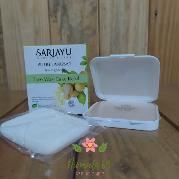 Sariayu Putih Langsat Two Way Cake Refill 13gr/sariayu bedak twc refill/bedak isi ulang/bedak padat 