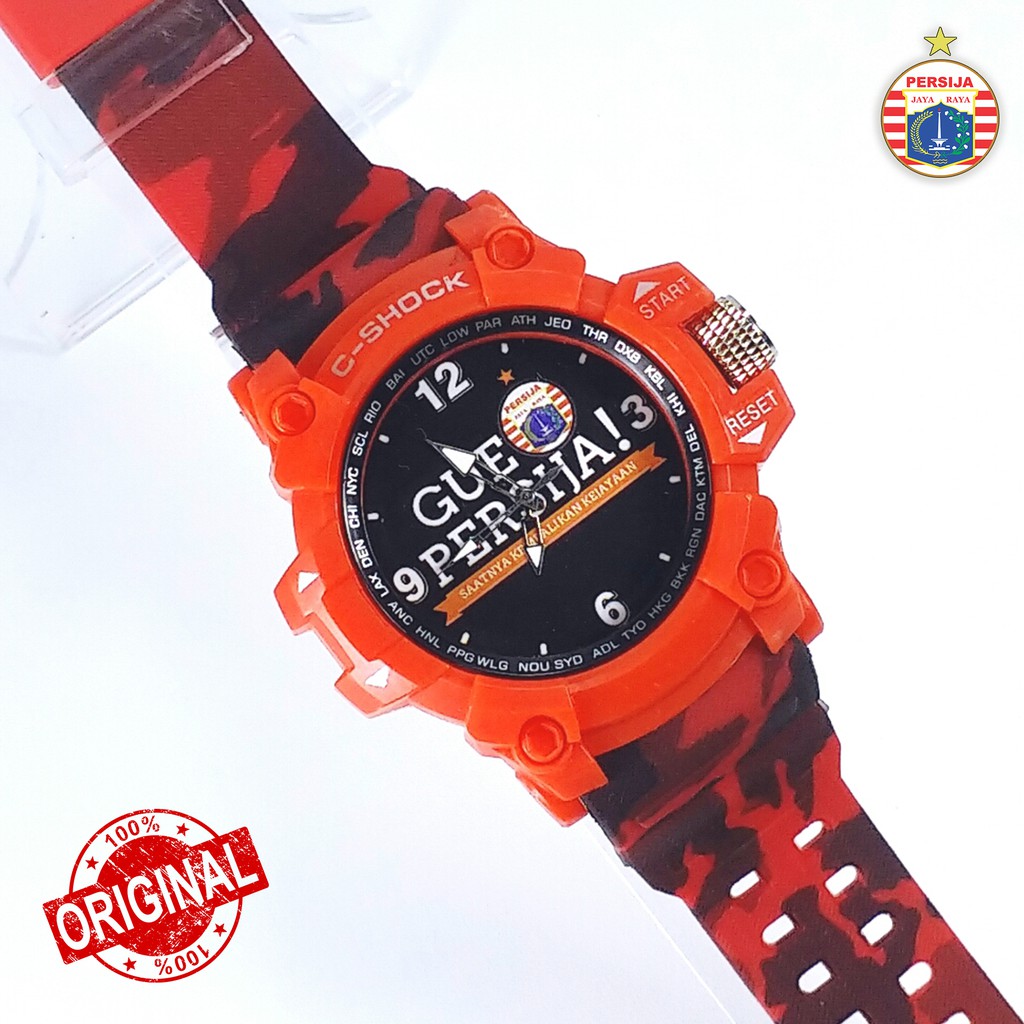 [NEW EDITION] Jam Tangan Persija Jakarta Army Merah