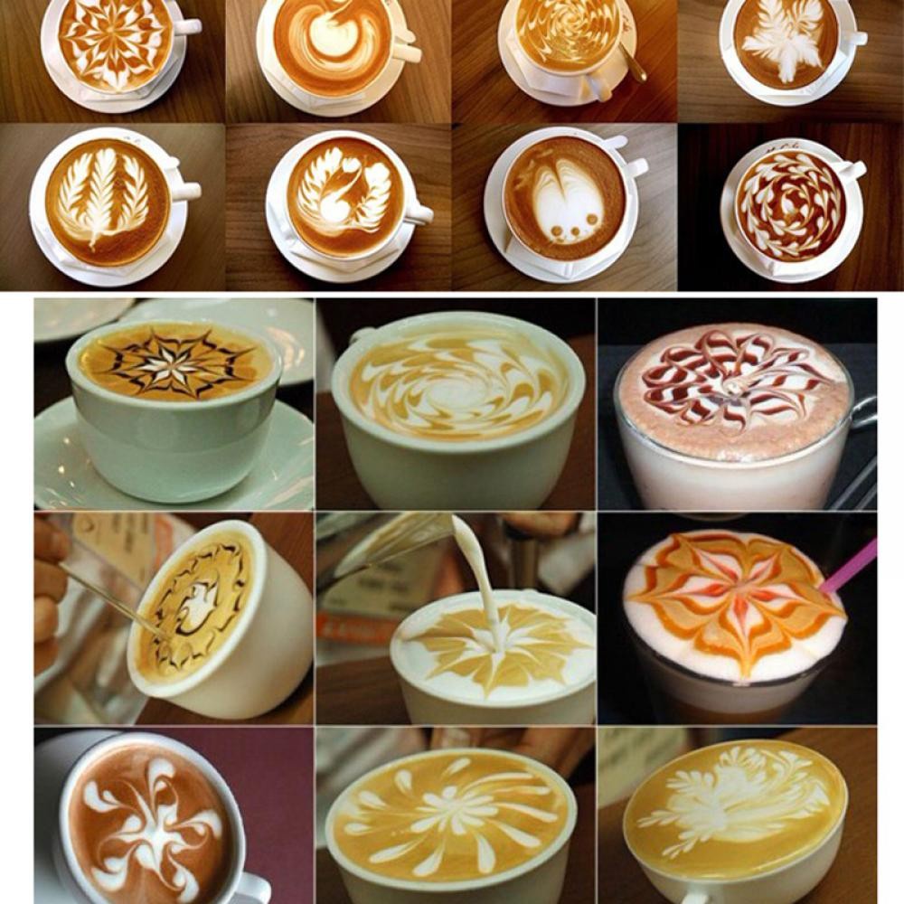 LINSBAYWU Pen Dekorasi Kopi Barista Motta Latte Art Espresso - F3F27 - Silver