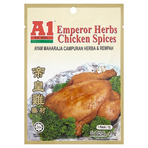

A1 Emperor Herbs Chicken Spices Seasoning Bumbu Rempah Ayam Maharaja