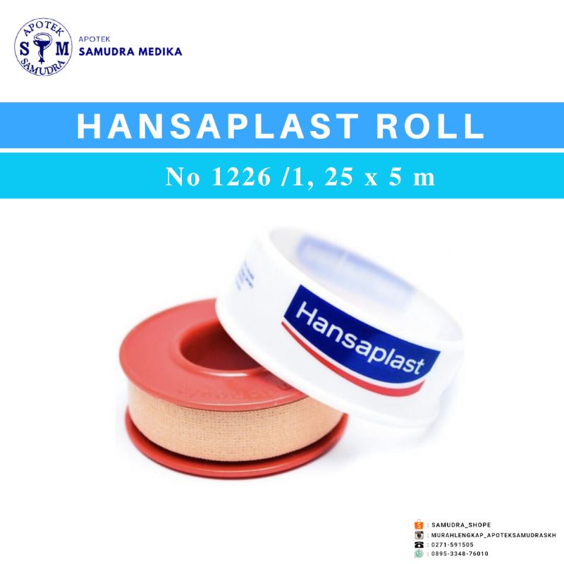 HANSAPLAST ROLL (No. 1226) hansaplast roll plester luka plester kulit