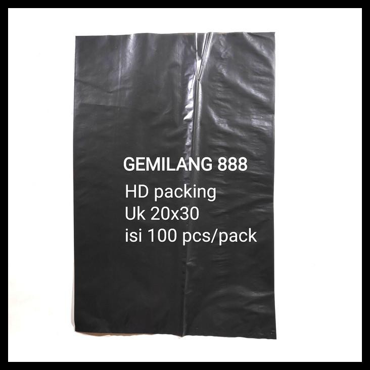 

Hd Packing Hitam Uk 20X30 (50Bks), Plastik Packing / Bungkus Paket