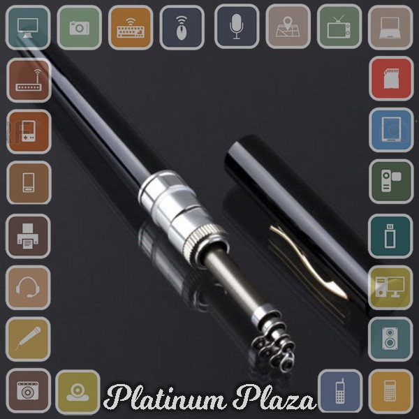 Mini Portable Extreme Pen Fishing Rod Length 1M / Pancing Pena - Black`60QM22-