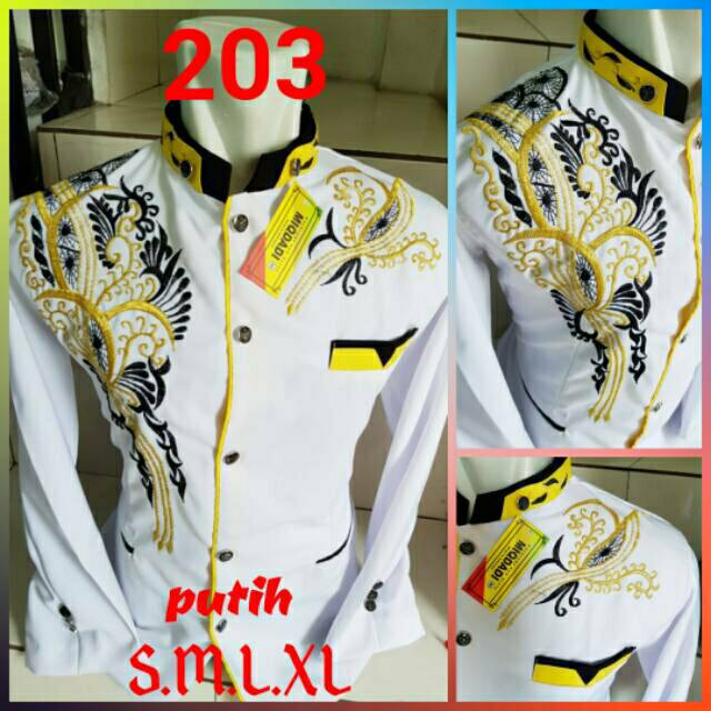 Jasko bordir keren mewah berkwalitas kode 203