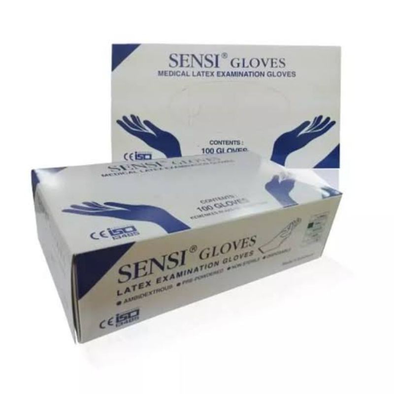 SARUNG TANGAN SENSI NITRILE / GLOVES SENSI VINYIL / SENSI LATEX / SARUNG TANGAN LATEX/ GLOVES SENSI