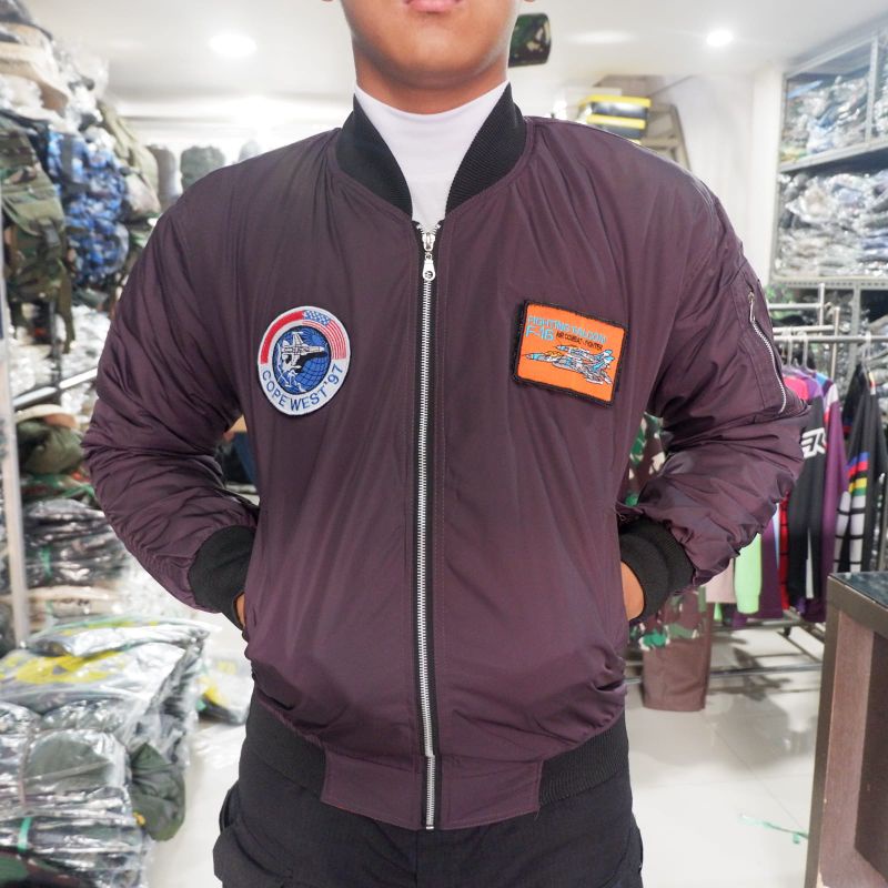 Jaket Bomber Warna Hitam - Jaket Bomber Warna Hijau - Jaket Bomber Warna Maroon - Jaket Bomber Warna Biru