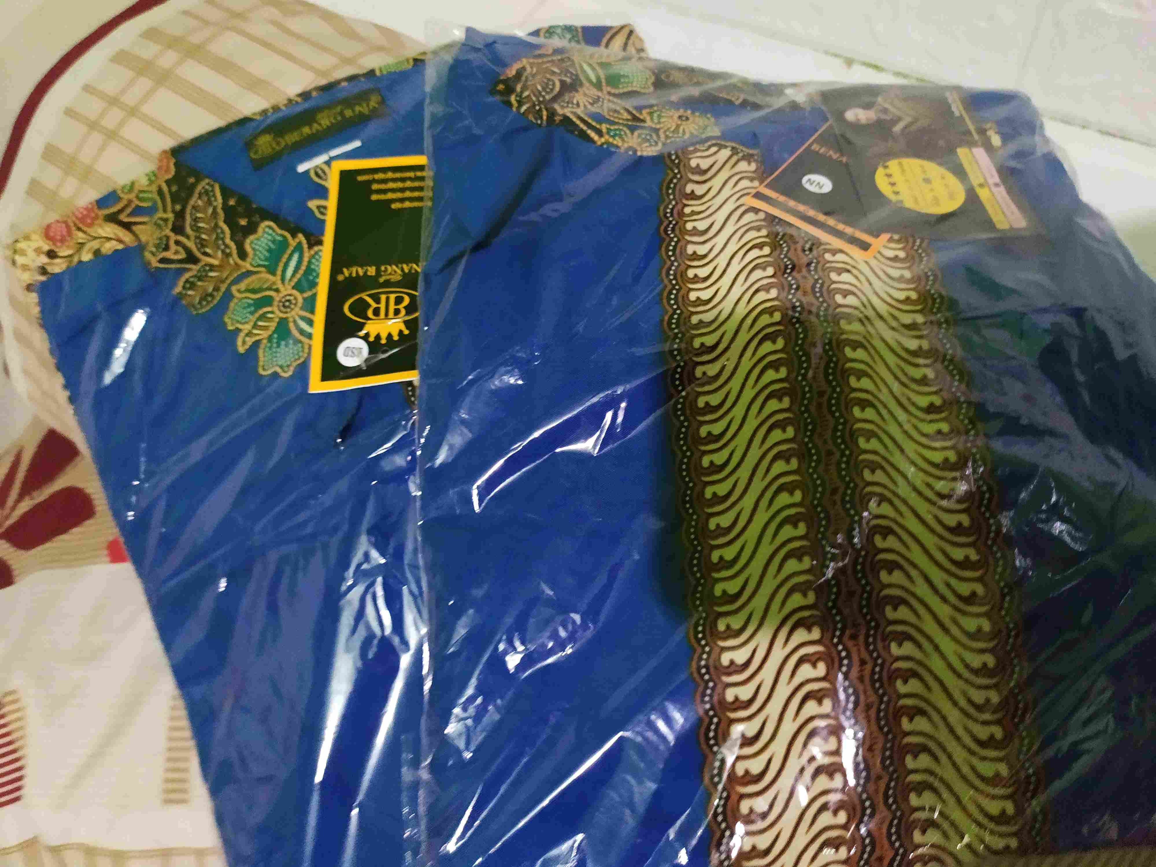 Benang Raja Kemeja Batik Pria Hem Lengan Pendek Ukuran Jumbo 2xl 3xl 4xl 5xl