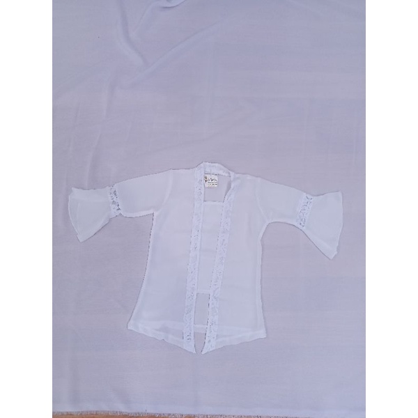 Kebaya jadi anak kain sifon khas Bali f5