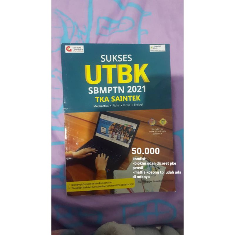 preloved buku sbmptn saintek 2021
